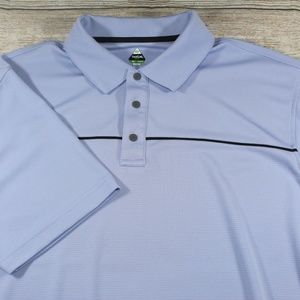 Bolle Golf Men's Golf Polo Shirt Light Blue EUC